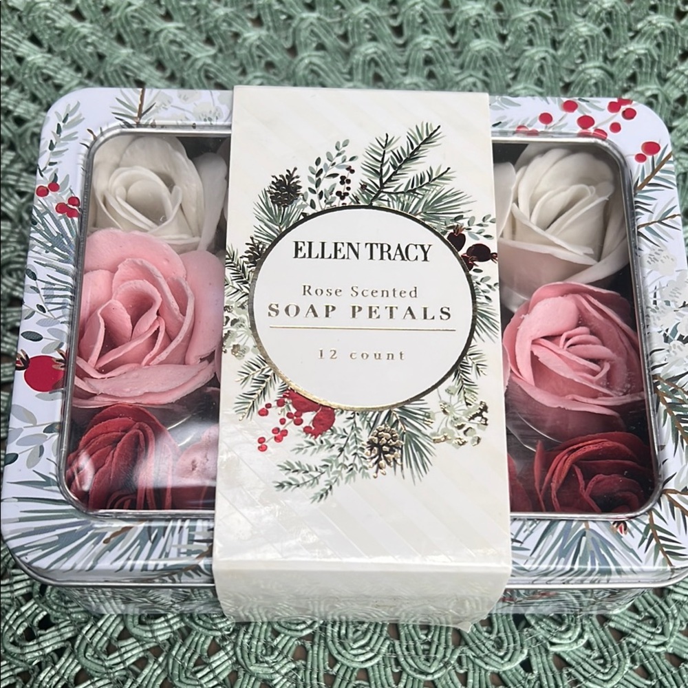 Ellen Tracy Pink and Red Hand Soap Petals